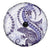 Purple Maori Tuatara Spare Tire Cover Luxury Pastel Pattern