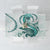 Teal Maori Tuatara Tablecloth Luxury Pastel Pattern