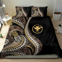 Hawaii Pineapple Brown Tribal Pattern Bedding Set - Polynesian Pride