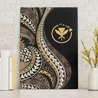 Hawaii Pineapple Brown Tribal Pattern Canvas Wall Art LT01 Without Frame Brown - Polynesian Pride