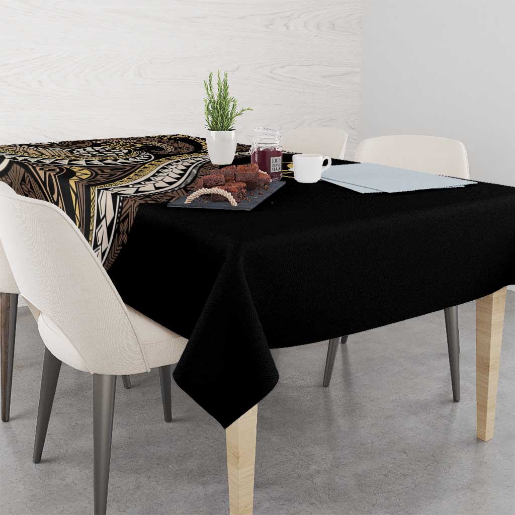 Hawaii Pineapple Brown Tribal Pattern Tablecloth LT01 - Polynesian Pride