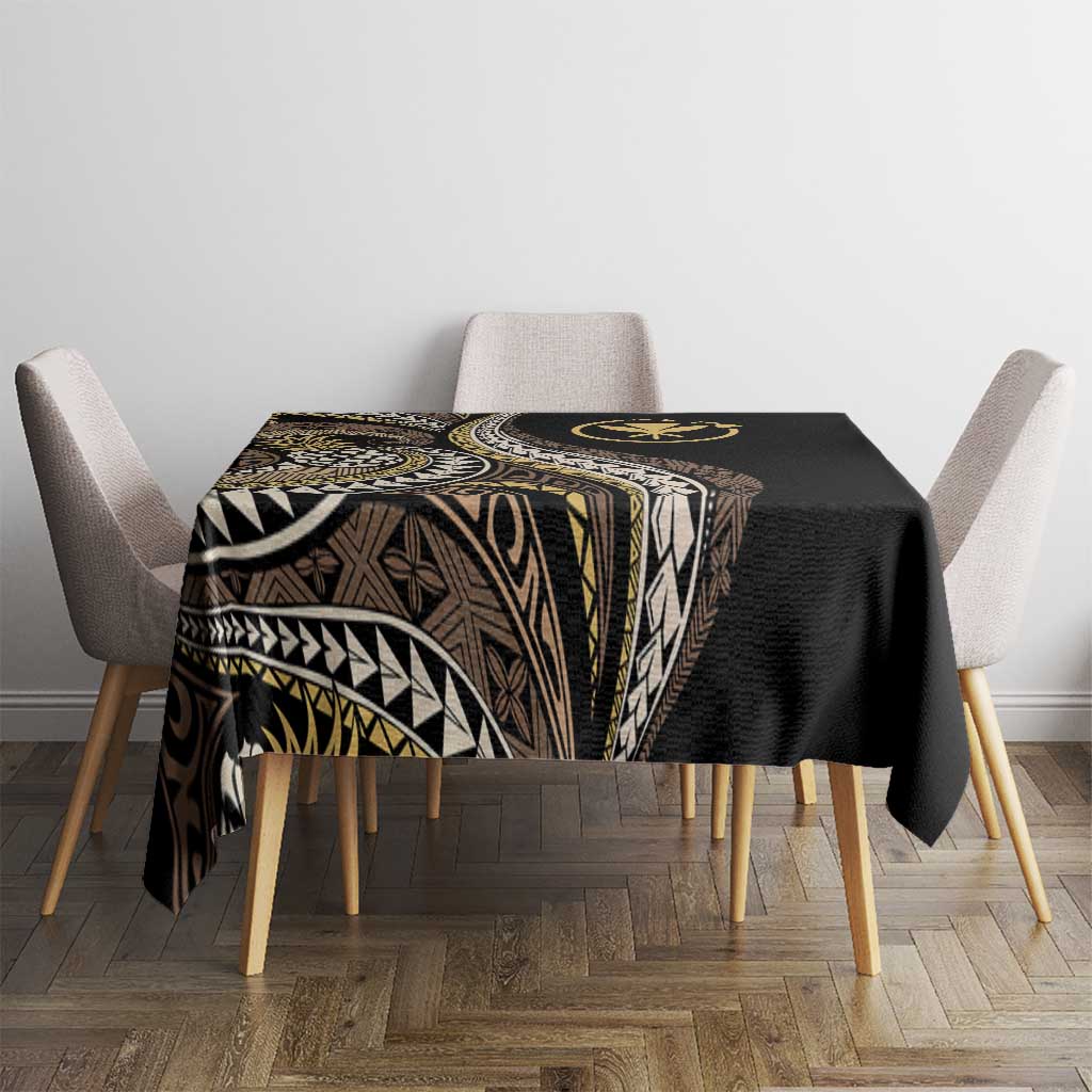 Hawaii Pineapple Brown Tribal Pattern Tablecloth LT01 - Polynesian Pride