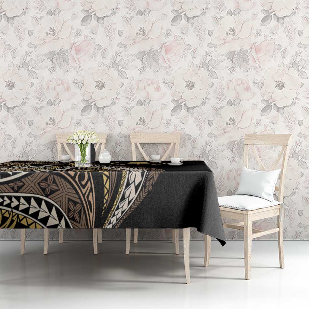 Hawaii Pineapple Brown Tribal Pattern Tablecloth LT01 - Polynesian Pride