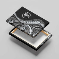 Hawaii Pineapple Gray Scale Tribal Pattern Canvas Wall Art LT01 - Polynesian Pride