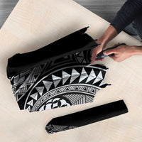 Hawaii Pineapple Gray Scale Tribal Pattern Umbrella - Polynesian Pride