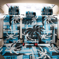 Fijian Rugby Back Car Seat Cover Grunge Palm Stylized LT01 - Polynesian Pride