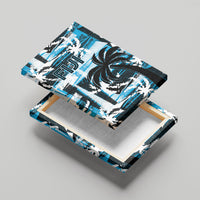 Fijian Rugby Canvas Wall Art Grunge Palm Stylized LT01 - Polynesian Pride