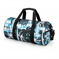 Fijian Rugby Duffle Bag Grunge Palm Stylized LT01 - Polynesian Pride