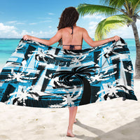 Fijian Rugby Sarong Grunge Palm Stylized LT01 - Polynesian Pride