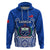 Samoa Rugby Hoodie Manu Samoa Go 2023 World Cup LT01 Blue - Polynesian Pride