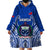 Samoa Rugby Wearable Blanket Hoodie Manu Samoa Go 2023 World Cup LT01 - Polynesian Pride