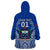 Custom Samoa Rugby Wearable Blanket Hoodie Manu Samoa Go 2023 World Cup LT01 - Polynesian Pride