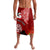 New Zealand ANZAC Waitangi Day Lavalava Lest We Forget Soldier Tiki Maori Style LT03 Red - Polynesian Pride