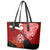 New Zealand ANZAC Waitangi Day Leather Tote Bag Lest We Forget Soldier Tiki Maori Style LT03 - Polynesian Pride