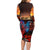 New Zealand Tui Bird Soldier ANZAC Family Matching Long Sleeve Bodycon Dress and Hawaiian Shirt Lest We Forget LT03