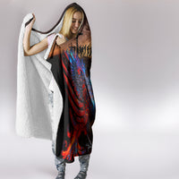 New Zealand Tui Bird Soldier ANZAC Hooded Blanket Lest We Forget LT03 - Polynesian Pride