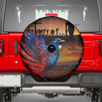New Zealand Tui Bird Soldier ANZAC Spare Tire Cover Lest We Forget LT03 - Polynesian Pride