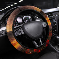 New Zealand Tui Bird Soldier ANZAC Steering Wheel Cover Lest We Forget LT03 Universal Fit Black - Polynesian Pride