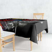 New Zealand Kohwhai Tui Bird Tablecloth Silver Fern Version LT03 - Polynesian Pride