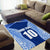 Custom Manu Samoa Rugby Area Rug Polynesian Tattoo