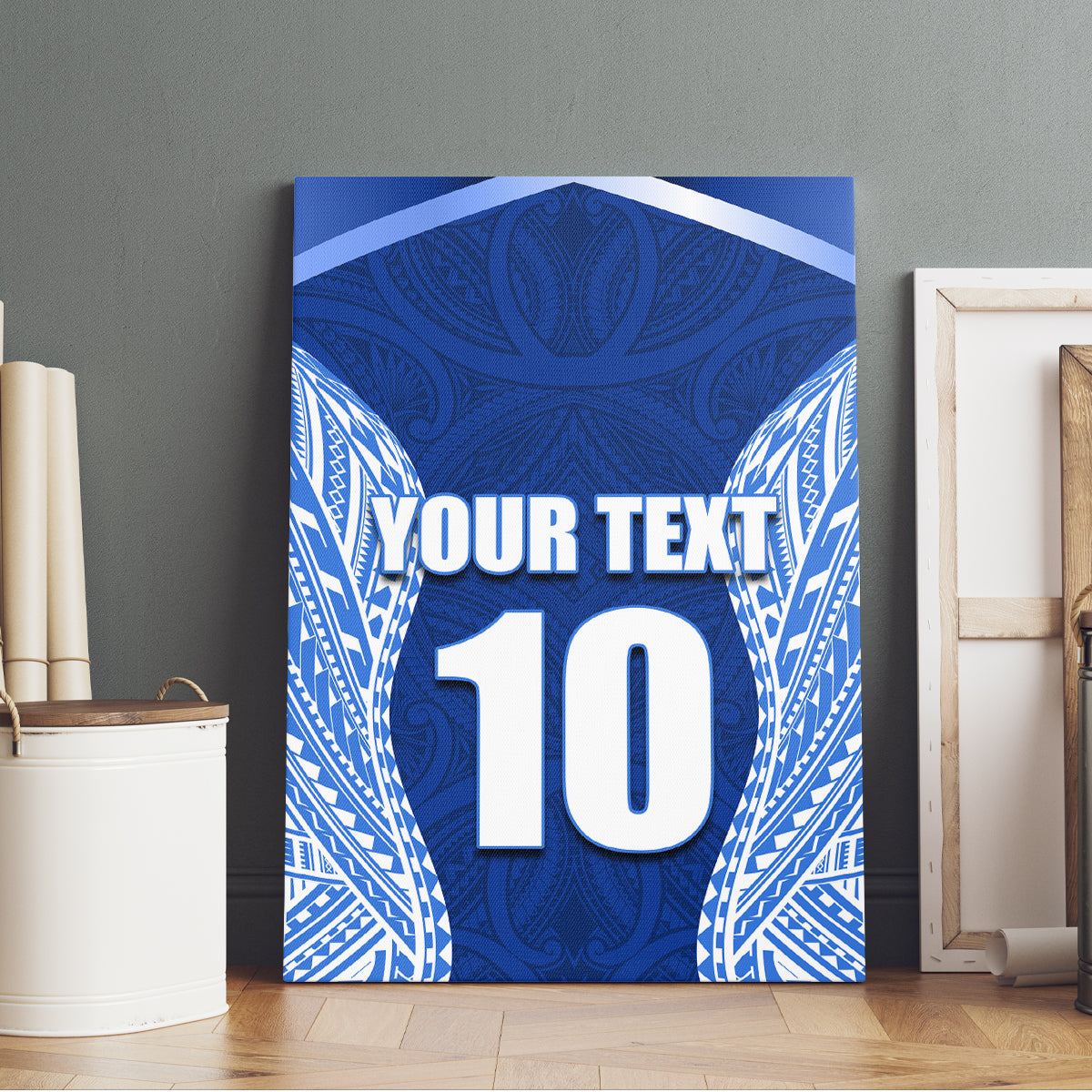 Custom Manu Samoa Rugby Canvas Wall Art Polynesian Tattoo LT03 - Polynesian Pride