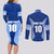 Custom Manu Samoa Rugby Couples Matching Long Sleeve Bodycon Dress and Long Sleeve Button Shirt Polynesian Tattoo LT03