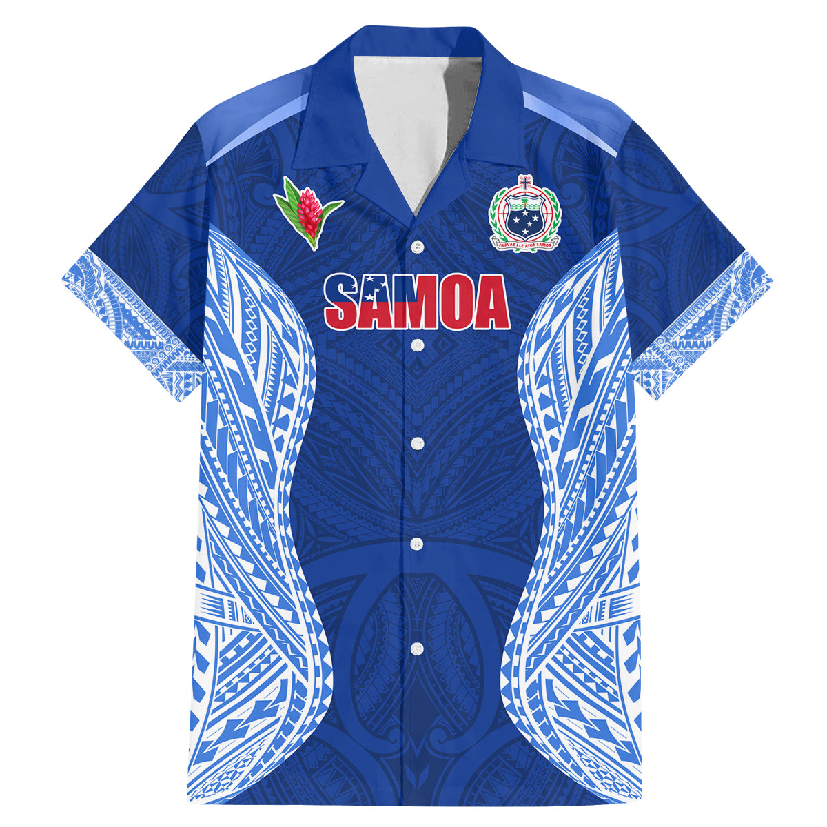 Custom Manu Samoa Rugby Family Matching Mermaid Dress and Hawaiian Shirt Polynesian Tattoo LT03