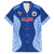 Custom Manu Samoa Rugby Family Matching Short Sleeve Bodycon Dress and Hawaiian Shirt Polynesian Tattoo LT03