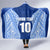 Custom Manu Samoa Rugby Hooded Blanket Polynesian Tattoo