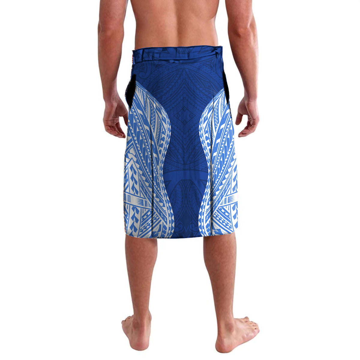 Custom Manu Samoa Rugby Lavalava Polynesian Tattoo LT03