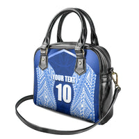 Custom Manu Samoa Rugby Shoulder Handbag Polynesian Tattoo LT03 - Polynesian Pride