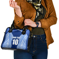 Custom Manu Samoa Rugby Shoulder Handbag Polynesian Tattoo LT03 - Polynesian Pride