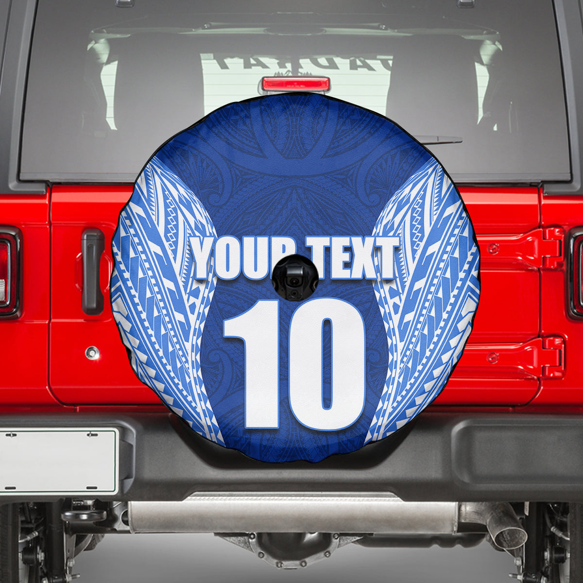 Custom Manu Samoa Rugby Spare Tire Cover Polynesian Tattoo LT03 - Polynesian Pride