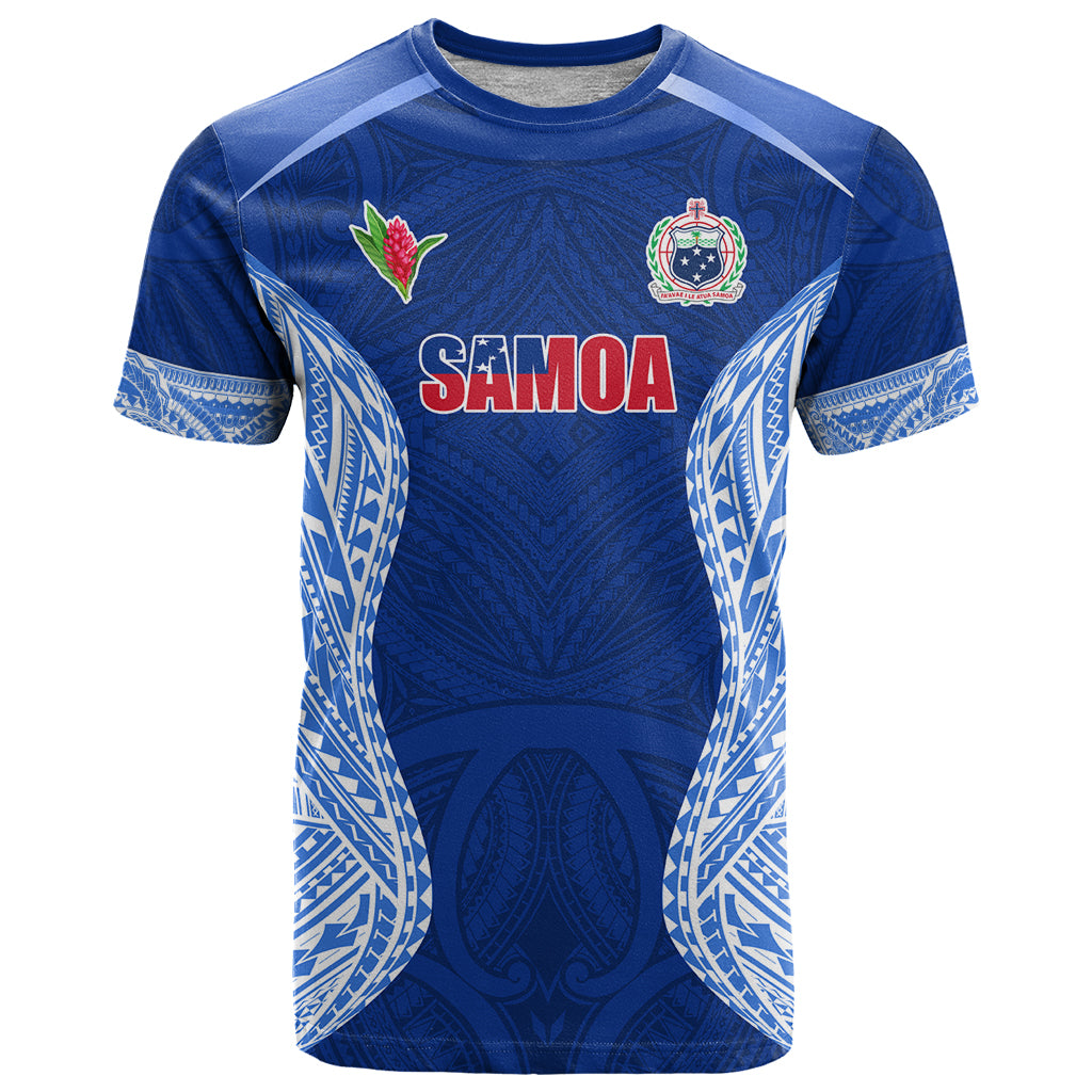 Custom Manu Samoa Rugby T Shirt Polynesian Tattoo LT03