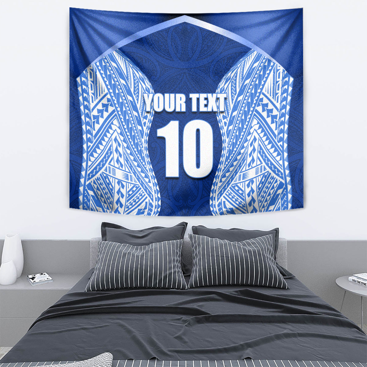 Custom Manu Samoa Rugby Tapestry Polynesian Tattoo LT03 - Polynesian Pride
