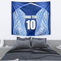 Custom Manu Samoa Rugby Tapestry Polynesian Tattoo LT03 - Polynesian Pride