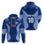 Custom Manu Samoa Rugby Zip Hoodie Polynesian Tattoo LT03