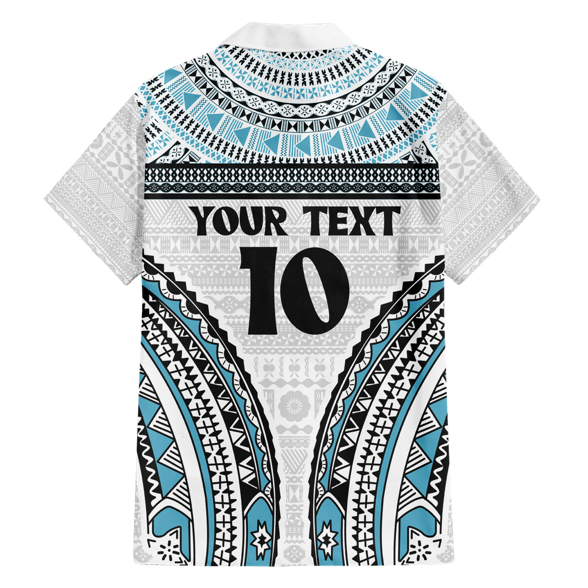 Custom Flying Fijians Rugby Family Matching Short Sleeve Bodycon Dress and Hawaiian Shirt Tapa Tribal Cloth LT03 - Polynesian Pride