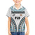 Custom Flying Fijians Rugby Kid Hawaiian Shirt Tapa Tribal Cloth LT03 Kid White - Polynesian Pride