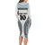 Custom Flying Fijians Rugby Long Sleeve Bodycon Dress Tapa Tribal Cloth LT03 - Polynesian Pride