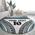 Custom Flying Fijians Rugby Round Carpet Tapa Tribal Cloth