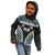 Custom Flying Fijians Rugby Kid Hoodie Tapa Tribal Cloth Black Color LT03 - Polynesian Pride