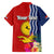 Kiribati Independence Day Family Matching Puletasi and Hawaiian Shirt Kiribati Map With Flag Color