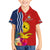 Kiribati Independence Day Kid Hawaiian Shirt Kiribati Map With Flag Color