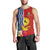 Kiribati Independence Day Men Tank Top Kiribati Map With Flag Color