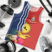 Personalised Kiribati Independence Day Men Tank Top Kiribati Map With Flag Color LT03 - Polynesian Pride