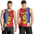 Kiribati Independence Day Men Tank Top Kiribati Map With Flag Color