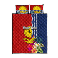 Personalised Kiribati Independence Day Quilt Bed Set Kiribati Map With Flag Color LT03 - Polynesian Pride