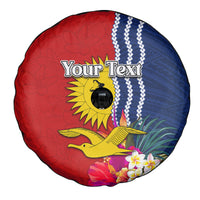 Personalised Kiribati Independence Day Spare Tire Cover Kiribati Map With Flag Color LT03 - Polynesian Pride