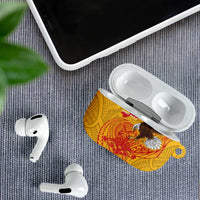 American Samoa Fautasi Race AirPods Case Aeto Pago Pago with Eagle Samoan Tribal Patterns LT03 - Polynesian Pride